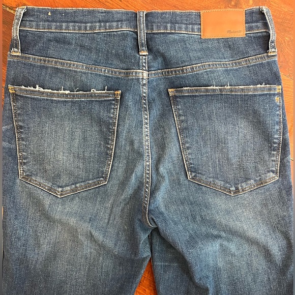 Madewell 10” High Rise Button Fly Skinny Jeans: Drop Hem Edition - Picture 11 of 13